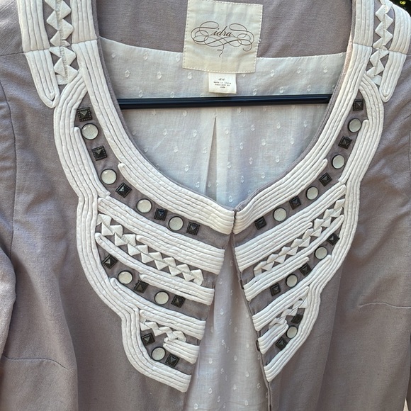 BOGO! Anthropologie Cidra cropped embellished jacket - Picture 2 of 6